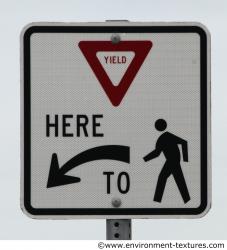 Pedestrians Traffic Signs